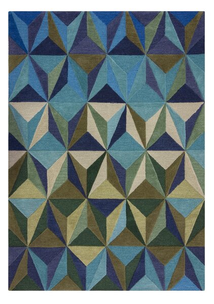 Plavi vunen tepih 120x170 cm Reverie – Flair Rugs