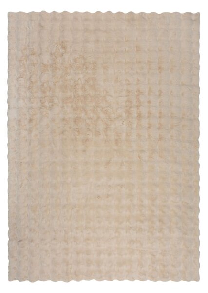 Krem sintetičko krzno 80x150 cm Waffle Faux Fur – Flair Rugs