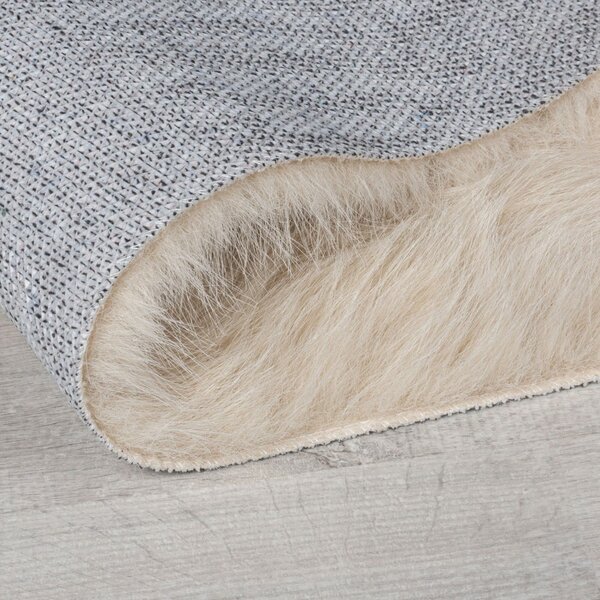 Krem sintetičko krzno 80x150 cm Waffle Faux Fur – Flair Rugs