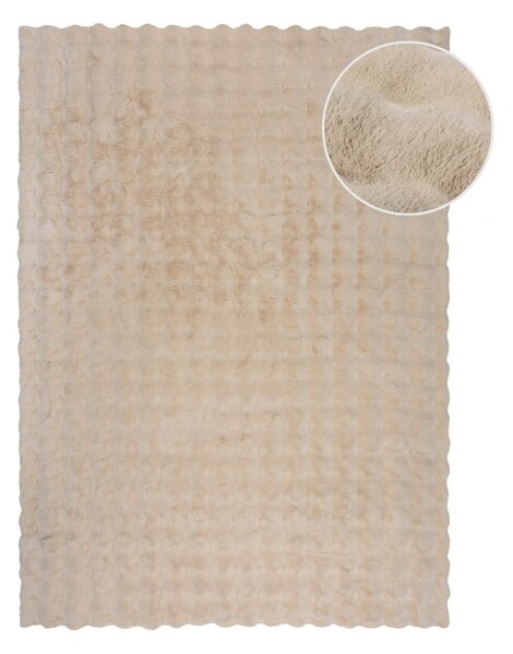 Krem sintetičko krzno 80x150 cm Waffle Faux Fur – Flair Rugs