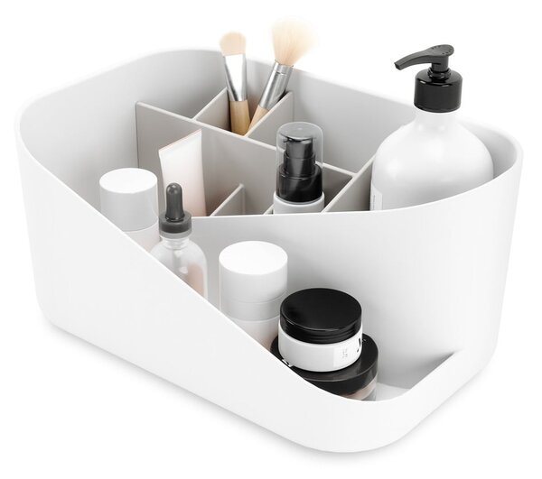 Bijeli plastičan kupaonski organizator za kozmetiku Glam – Umbra