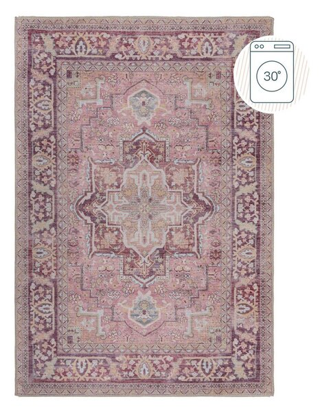 Svijetlo crveni perivi tepih od mješavine recikliranih vlakana 160x230 cm Windsor – Flair Rugs