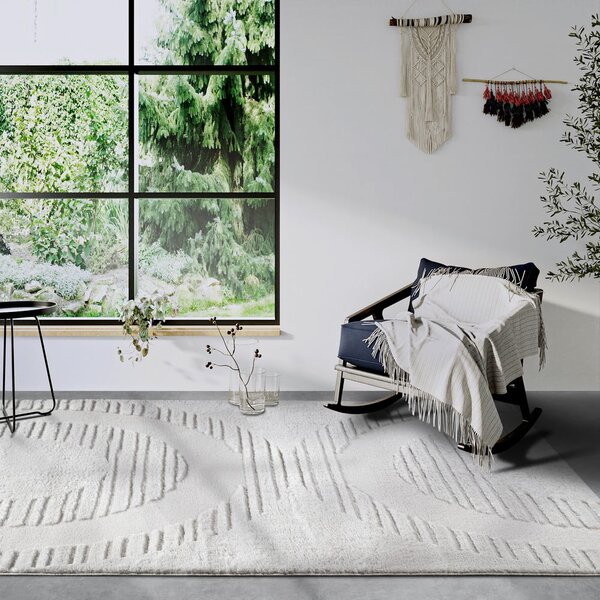 Krem tepih 160x235 cm Bartoux Cream White – Elle Decoration