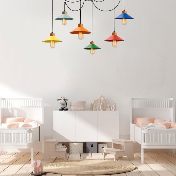 Viseća svjetiljka s metalnim sjenilom ø 114 cm Manavgat – Opviq lights