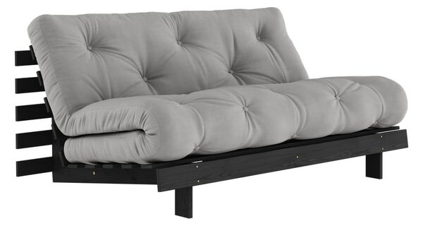 Siva sklopiva sofa 160 cm Roots Black Night – Karup Design