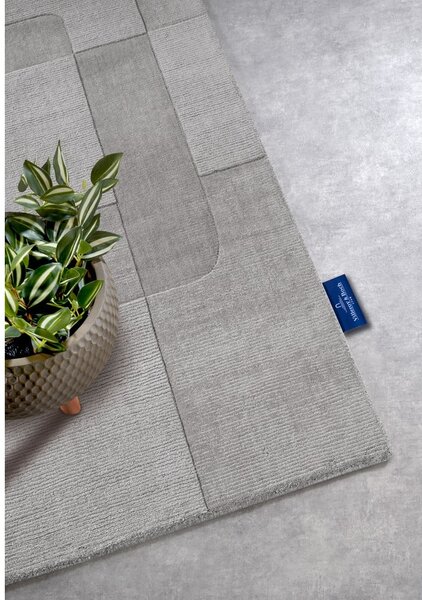 Siva ručno rađena vunenia staza 80x250 cm Charlotte – Villeroy&Boch