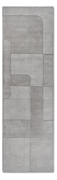 Siva ručno rađena vunenia staza 80x250 cm Charlotte – Villeroy&Boch