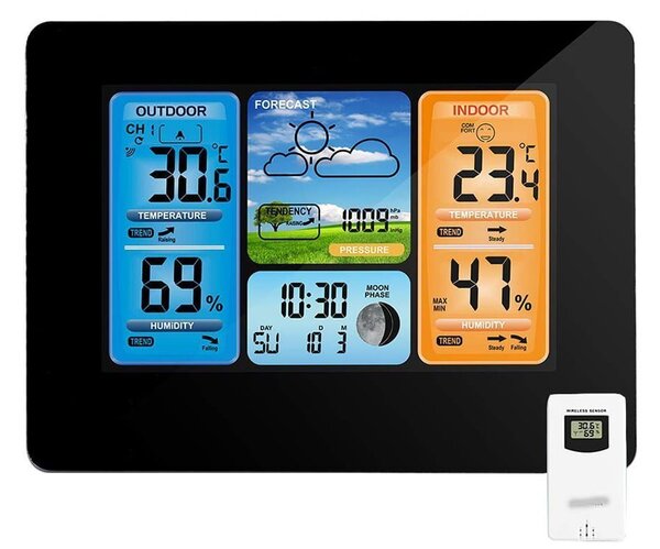 LCD bežična meteorološka stanica + vanjska jedinica