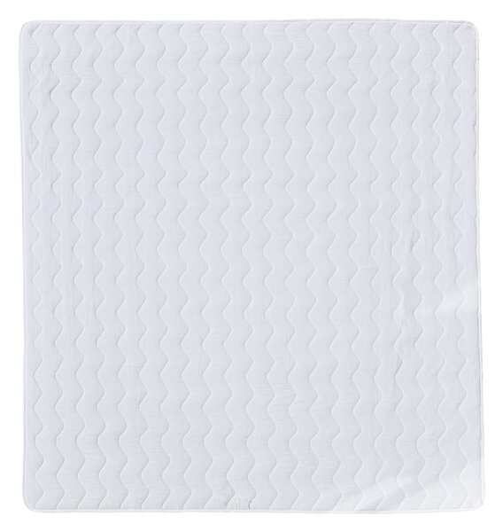 Bijeli prošiven prekrivač od muslina 210x240 cm Plain Muslin – Butter Kings
