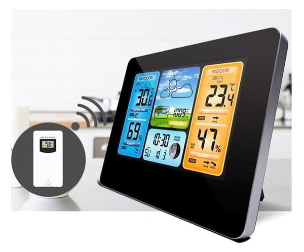 LCD bežična meteorološka stanica + vanjska jedinica