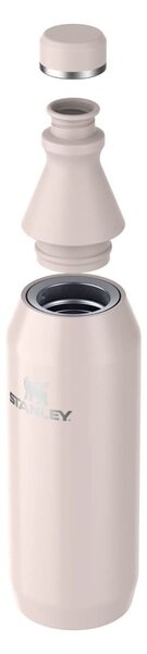 Svijetlo ružičasta termosica od nehrđajućeg čelika 600 ml All Day Slim Bottle Rose Quartz – Stanley