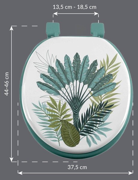 WC daska 37 x 47 Panazio – douceur d'intérieur