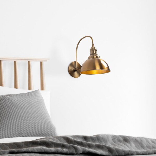 Zidna lampa u brončanoj boji ø 21 cm Varzan – Opviq lights