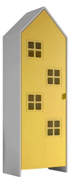 Žuta /bijela dječja garderoba 58x172x37 cm Casami Bruges – Vipack