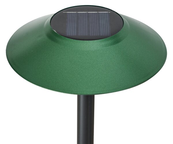 Set od 4 zelena reflektora sa šiljkom uklj. LED IP44 solarni - Mushroom