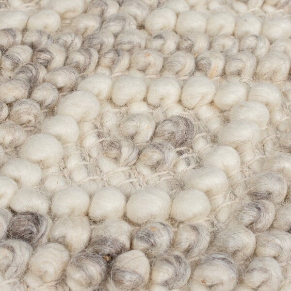 Siva ručno rađena staza od mješavine vune 60x230 cm Minerals Diamond – Flair Rugs