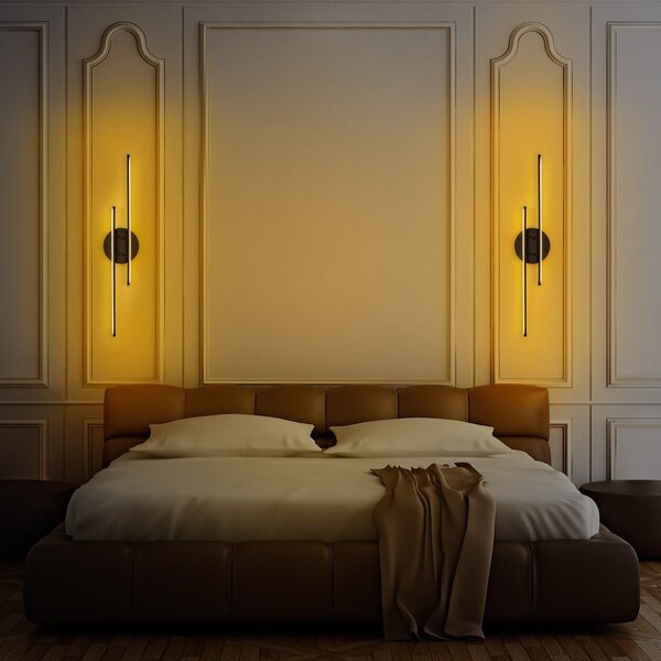 Crna LED zidna lampa Umut – Opviq lights