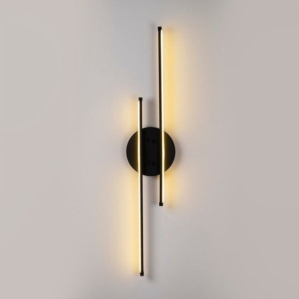 Crna LED zidna lampa Umut – Opviq lights