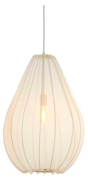 Bež viseća svjetiljka s tekstilnim sjenilom ø 50 cm Itela – Light & Living