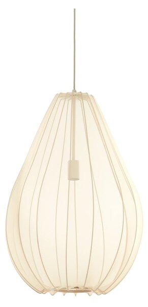 Bež viseća svjetiljka s tekstilnim sjenilom ø 50 cm Itela – Light & Living