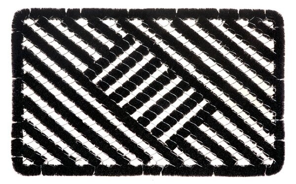 Otirač od kokosovih vlakana 40x60 cm Coco Black – Hanse Home