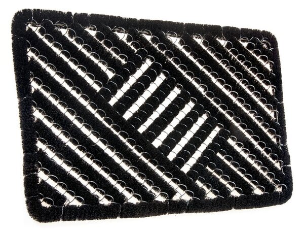 Otirač od kokosovih vlakana 40x60 cm Coco Black – Hanse Home