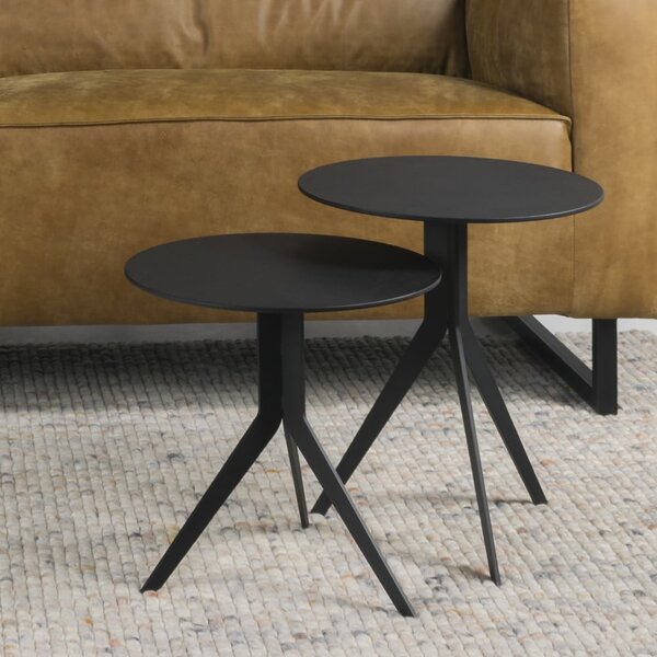 Metalni okrugao pomoćni stol ø 38 cm Daley – Spinder Design