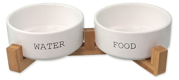 Keramički set posuda s postoljem za pse ø 13 cm Dog Fantasy – Plaček Pet Products