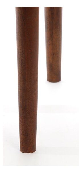 Okrugli pomoćni stol od masivnog bagrema ø 49 cm Qiano – Light & Living