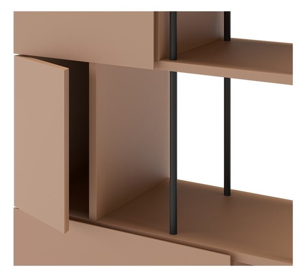 Ciglasta biblioteka 84x175 cm Perla – Marckeric