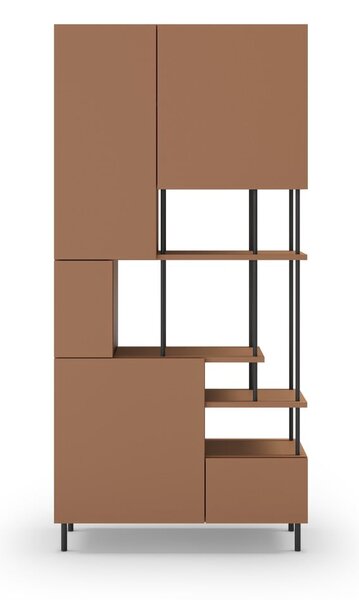 Ciglasta biblioteka 84x175 cm Perla – Marckeric