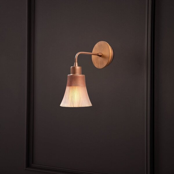 Zidna lampa u bakrenoj boji ø 13 cm Foca – Opviq lights