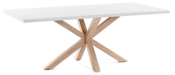 ARYAS Table 160x100 natural, bijele boje