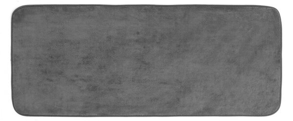 Antracitno siva kupaonska prostirka 50x120 cm Vitamine – douceur d'intérieur
