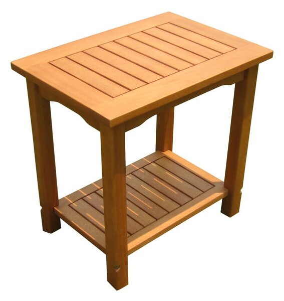 Vrtni stolić od masivnog eukaliptusa 35x50 cm Santa Cruz – Garden Pleasure