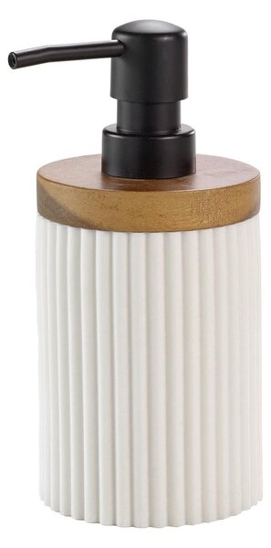 Bijeli dozator sapuna od polyresina 350 ml Niagara – douceur d'intérieur