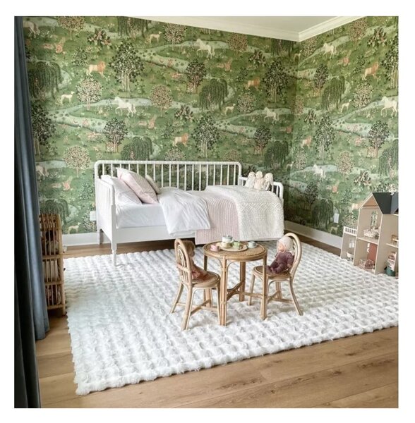 Bijeli periv tepih 150x230 cm Bubble White – Mila Home