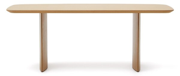 Blagovaonski stol u dekoru hrasta u prirodnoj boji 100x200 cm Litto – Kave Home