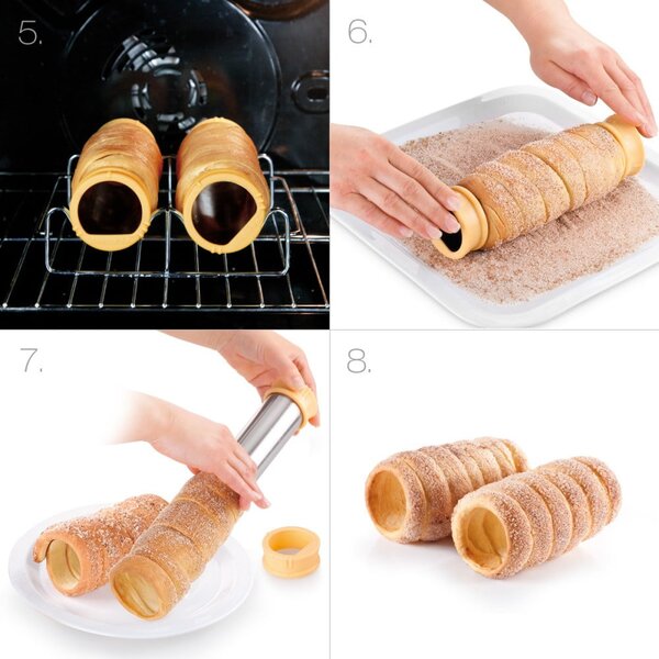 Kalup za pečenje za trdelnik od nehrđajućeg čelika Delícia – Tescoma