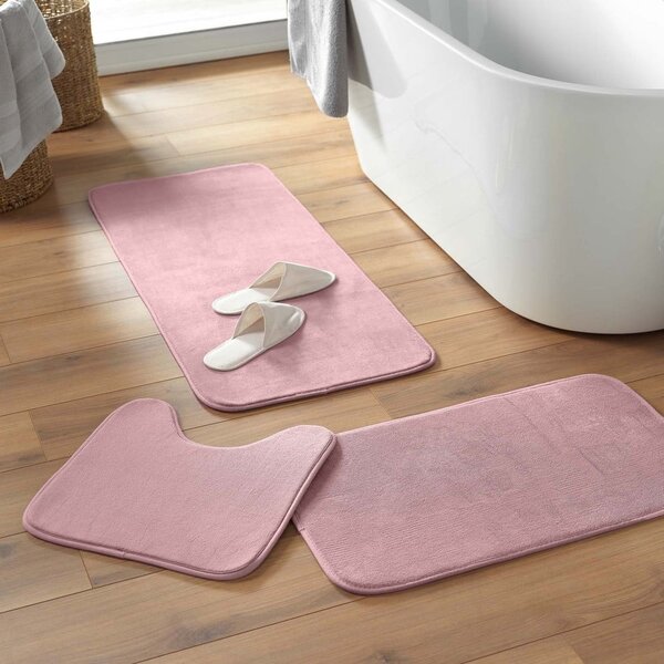 Ružičasta kupaonska prostirka za WC 45x45 cm Vitamine – douceur d'intérieur