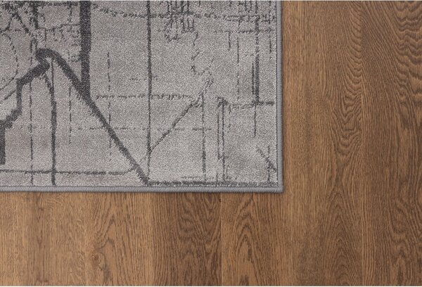 Sivi tepih 160x230 cm Soft – FD
