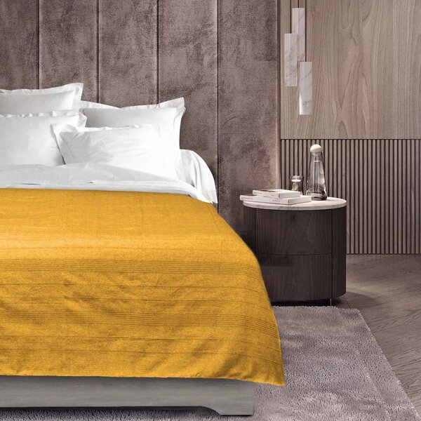 Žuti prekrivač 180x220 cm Lucile – douceur d'intérieur