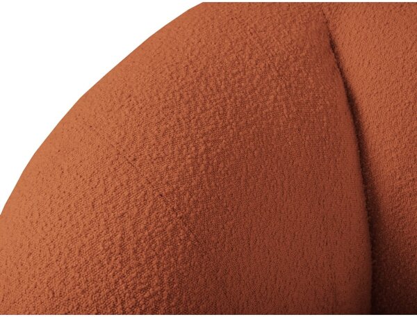 Narančasta sofa od bouclé tkanine 230 cm Essen – Cosmopolitan Design