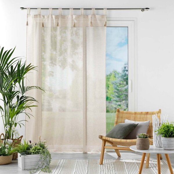 Bež prozirna zavjesa 140x240 cm Dalila – douceur d'intérieur