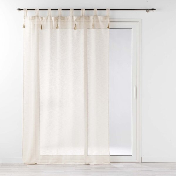 Bež prozirna zavjesa 140x240 cm Dalila – douceur d'intérieur