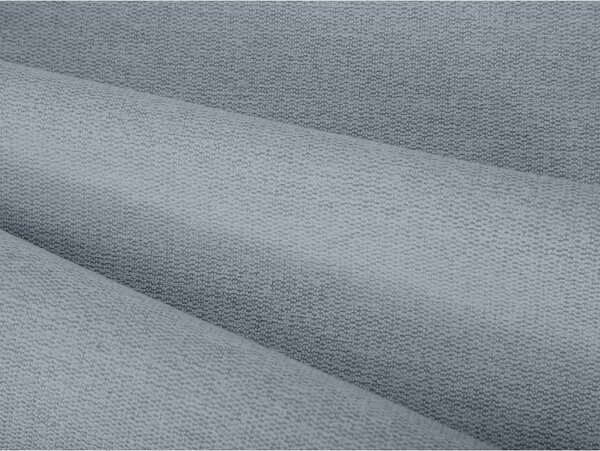Svijetlo plavi tapecirani bračni krevet s prostorom za pohranu s podnicom 200x200 cm Casey – Mazzini Beds