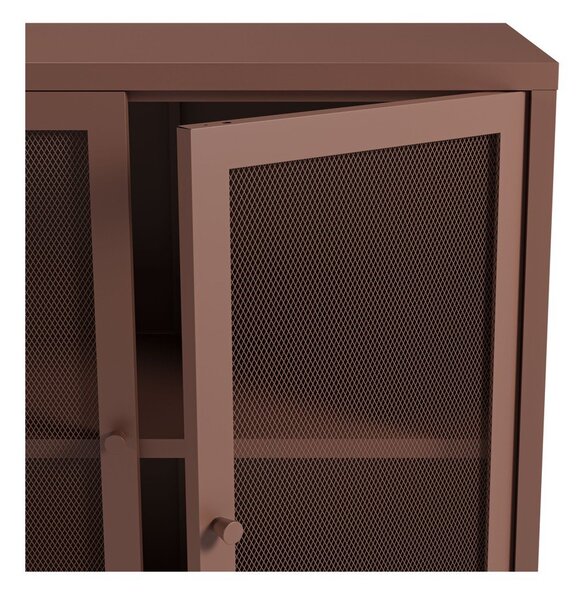 Bordo metalna komoda 121x90x40 cm Fayna – Marckeric