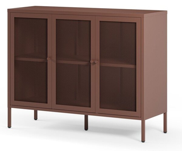 Bordo metalna komoda 121x90x40 cm Fayna – Marckeric