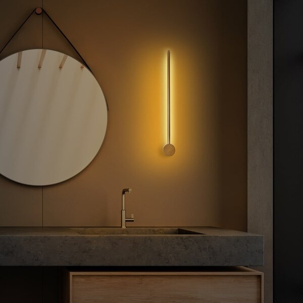 LED zidna lampa u zlatnoj boji Sword – Opviq lights