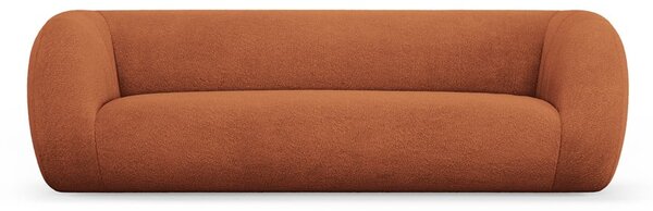 Narančasta sofa od bouclé tkanine 230 cm Essen – Cosmopolitan Design